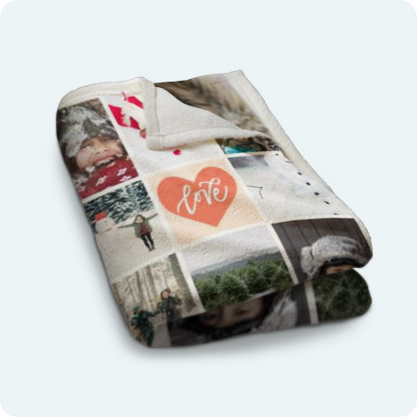 Coperta personalizzata con le tue foto